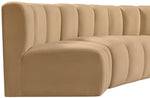 Arc - Velvet Modular U-Shaped Sectional
