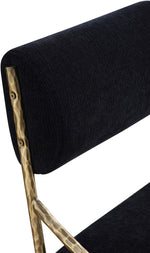 Bastille - Upholstered Dining Side Chair (Set of 2) - Brass Frame