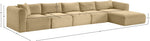 Shaggy - 5 Piece Modular Sectional With Chaise