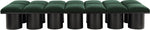 Pavilion - 14 Piece Modular Bench With Black Base