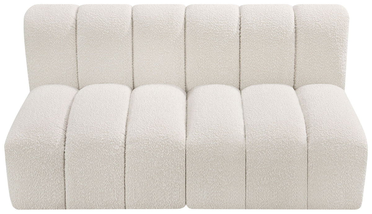 Arc - Boucle Fabric 2 Seats Modular Sofa