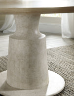 Cascade - Pedestal Dining Table - Light Brown