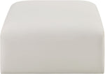 Arc - Faux Leather Ottoman