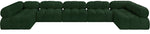 Ames - 7 Piece Boucle Fabric Modular Sectional