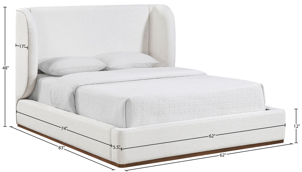 Aurin - Fabric Upholstered Bed
