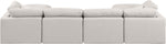 Indulge - Linen 6 Piece Modular Double Chaise Sectional