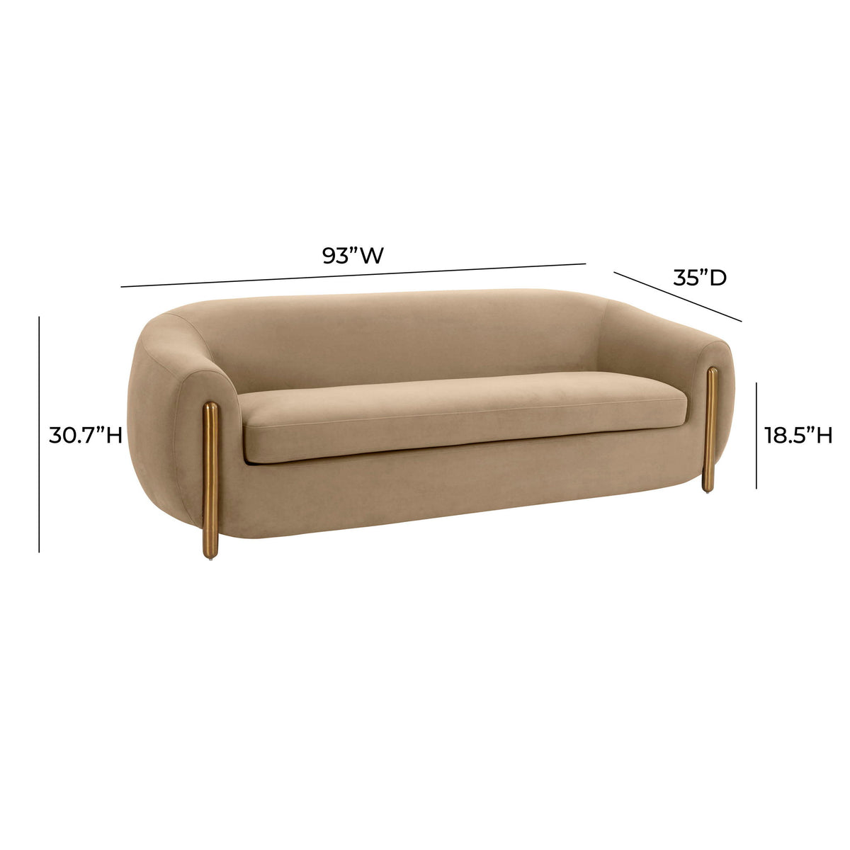 Lina - Textured Sofa