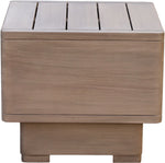 Solace - Acacia Wood Outdoor Patio End / Side Table - Natural