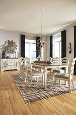 Realyn - Rectangular Dining Room Extension Table - Chipped White