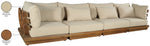 Mirella - 4 Piece Water Resistant Fabric Outdoor Patio Modular Sectional