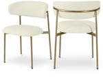 Lupita - Dining Chair With Brushed Gold Legs (Set of 2)