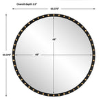 Sele - Oversized Round Mirror