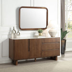 Harvey - Server With Ceramic Top - Walnut