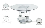 Haven - Dining Table - Silver