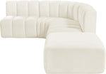 Arc - Velvet 5 Piece Corner Modular Sofa