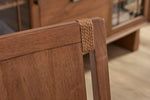 Lincoln - Upholstered Dining Chair - Warm Walnut / Milk