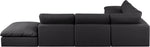 Comfy - 7 Piece Faux Leather Modular Corner Sectional