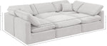 Indulge - Velvet 6 Piece Modular Sectional