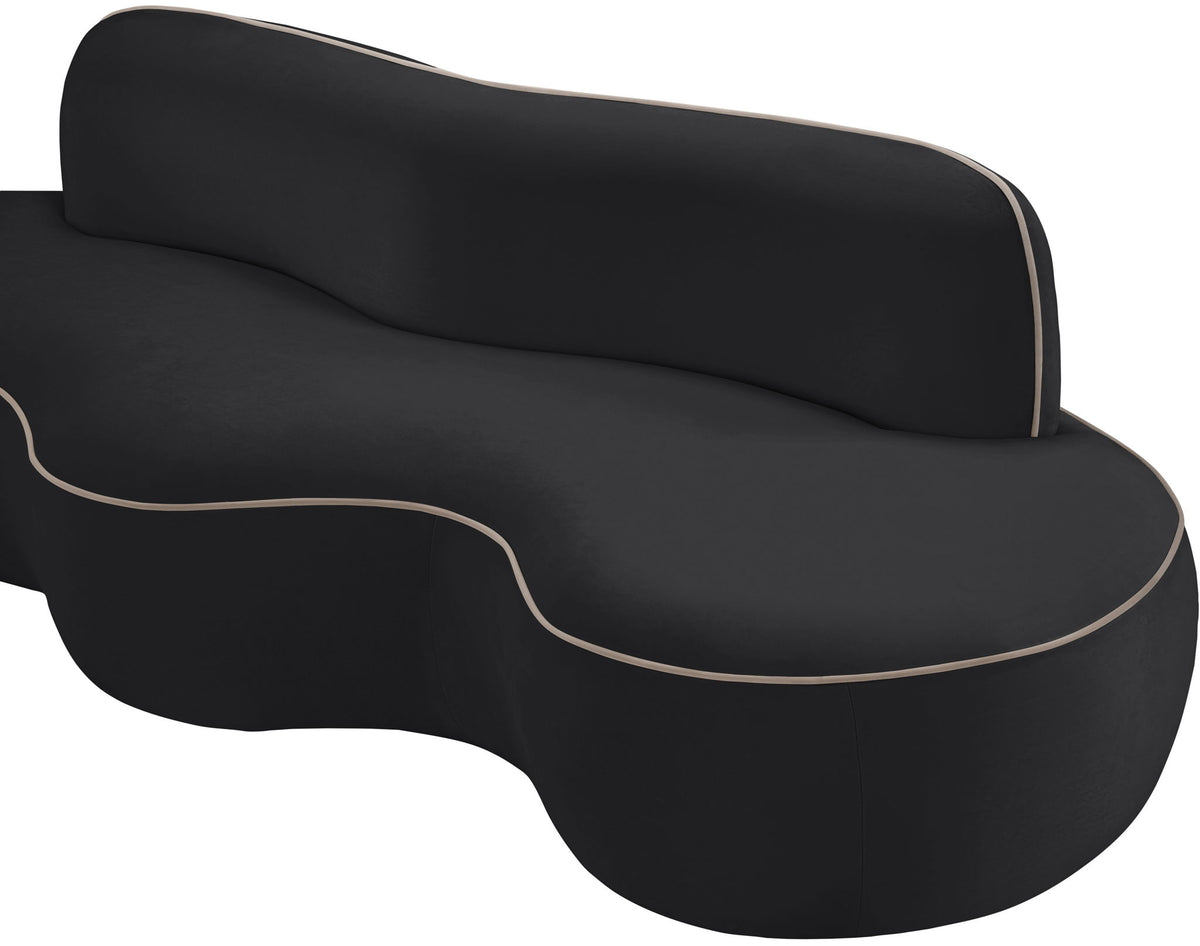 Swerve - Velvet 101" Upholstered Sofa