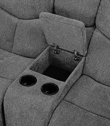 Kalen - Motion Sofa - Gray Chenille