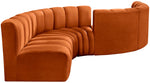 Arc - Velvet 6 Piece Modular Sofa