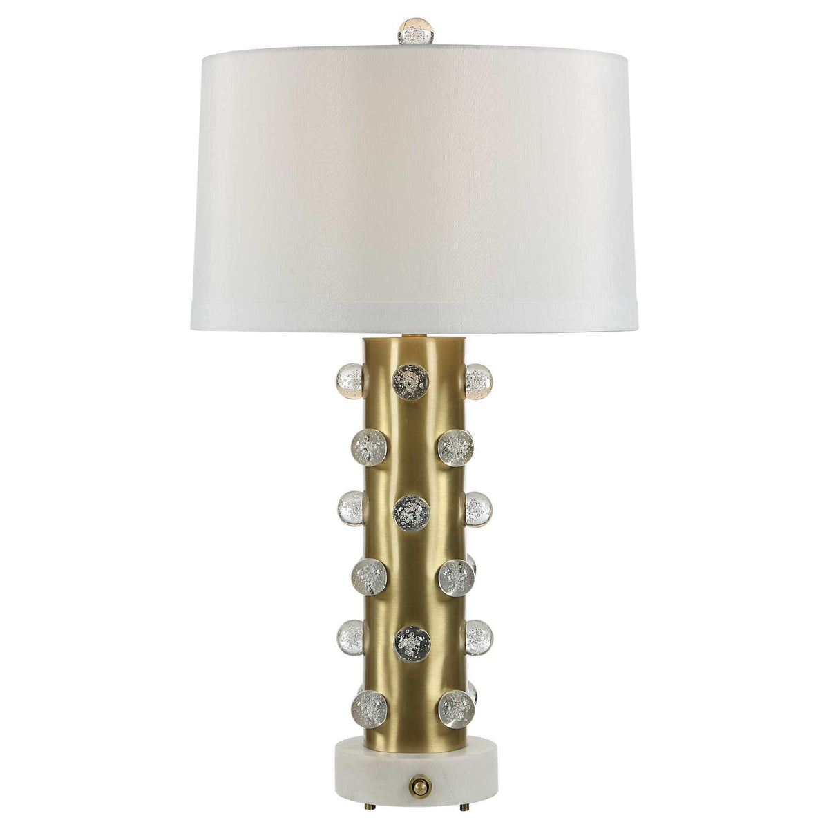 Glowing Bubbles - Table Lamp - Bright Brass
