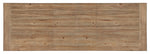 Vineyard Row - Rectangle Dining Table With 2-20" Leaves - Light Brown