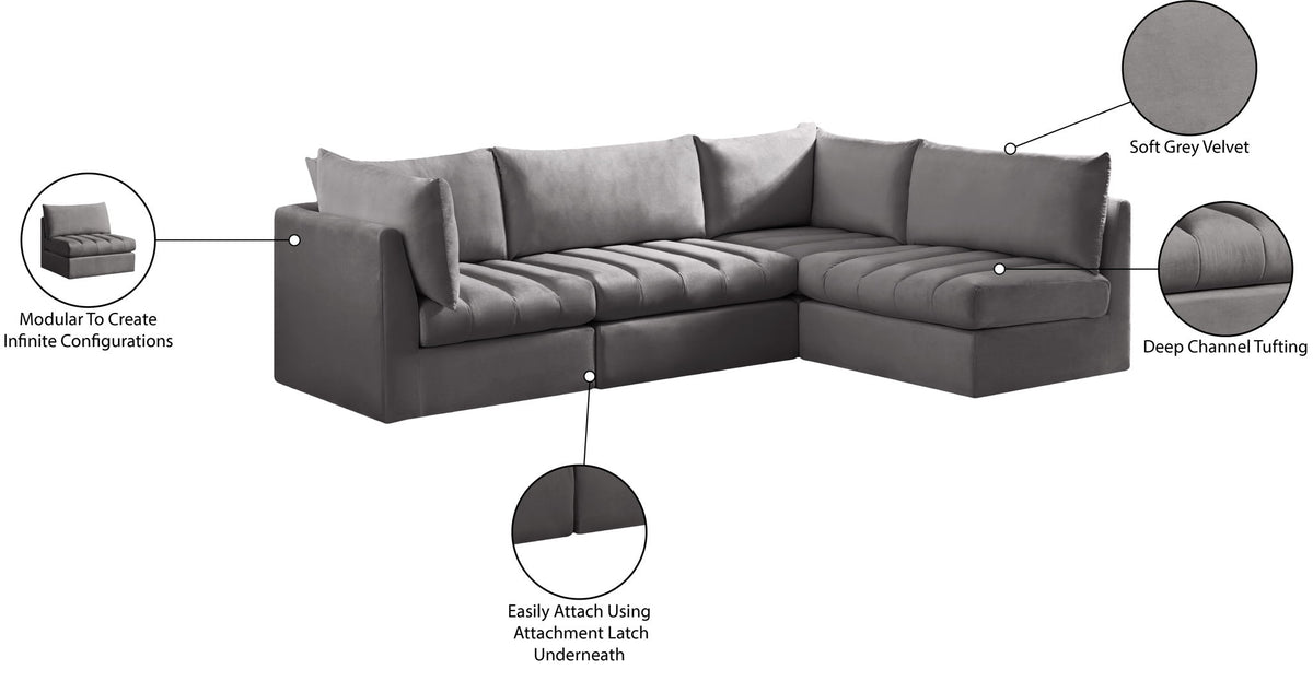 Jacob - 4 Pc. Modular Sectional