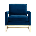 Avery - Velvet Chair - Navy