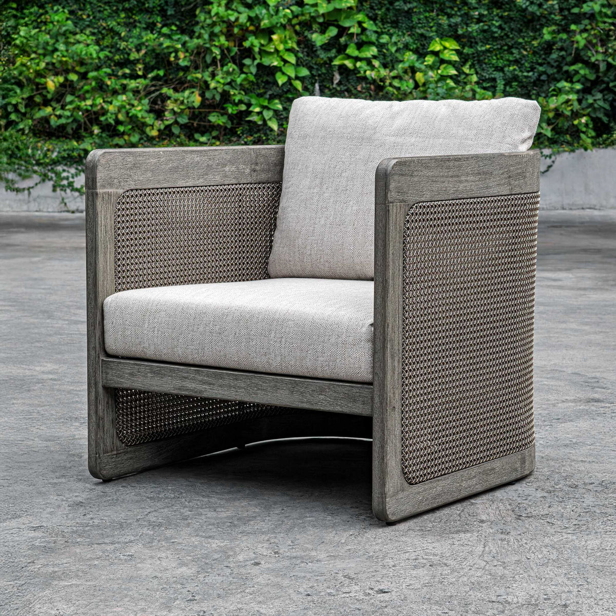 Dartmoor - Outdoor Barrel Chair - Weathered Gray