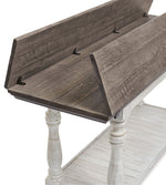 Havalance - Flip Top Sofa Table - Gray / White