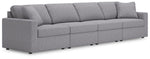 Modmax - Straight Sectional - Granite