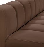 Arc - Faux Leather 8 Piece U-Shaped Modular Sofa