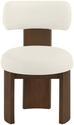 Atelier - Vegan Leather Upholstered Dining Chair (Set of 2) - Painted Brown Frame