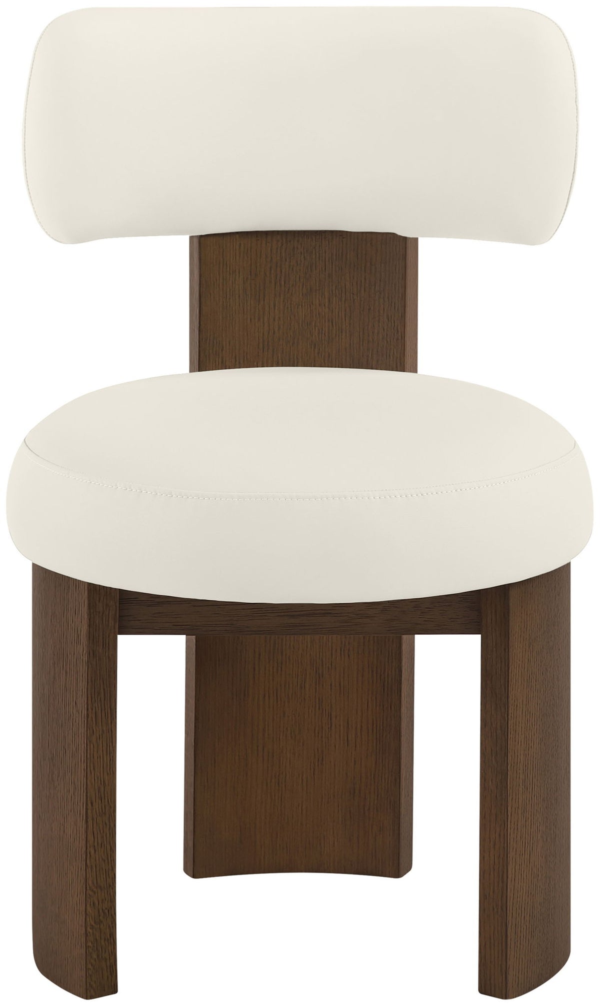 Atelier - Vegan Leather Upholstered Dining Chair (Set of 2) - Painted Brown Frame