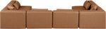 Cube - 6 Piece Modular Armless Sectional