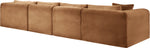 Shaggy - Fabric 4 Piece Modular Sectional