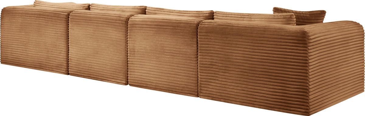 Shaggy - Fabric 4 Piece Modular Sectional