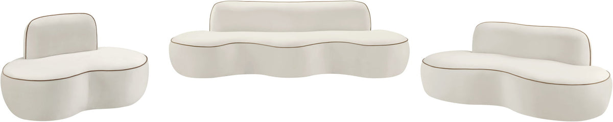 Swerve - Velvet 77" Upholstered Loveseat