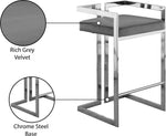 Ezra - Stool with Chrome Legs (Set of 2)