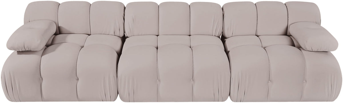 Orin - Velvet 3 Piece Modular Sofa