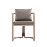 Baja - Outdoor Armchair With Cushion - Brown Eucalyptus / Brown