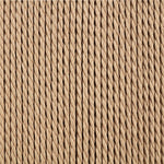 Bohemia - Woven Seagrass Cord And Solid Wood Counter Stool - Beige