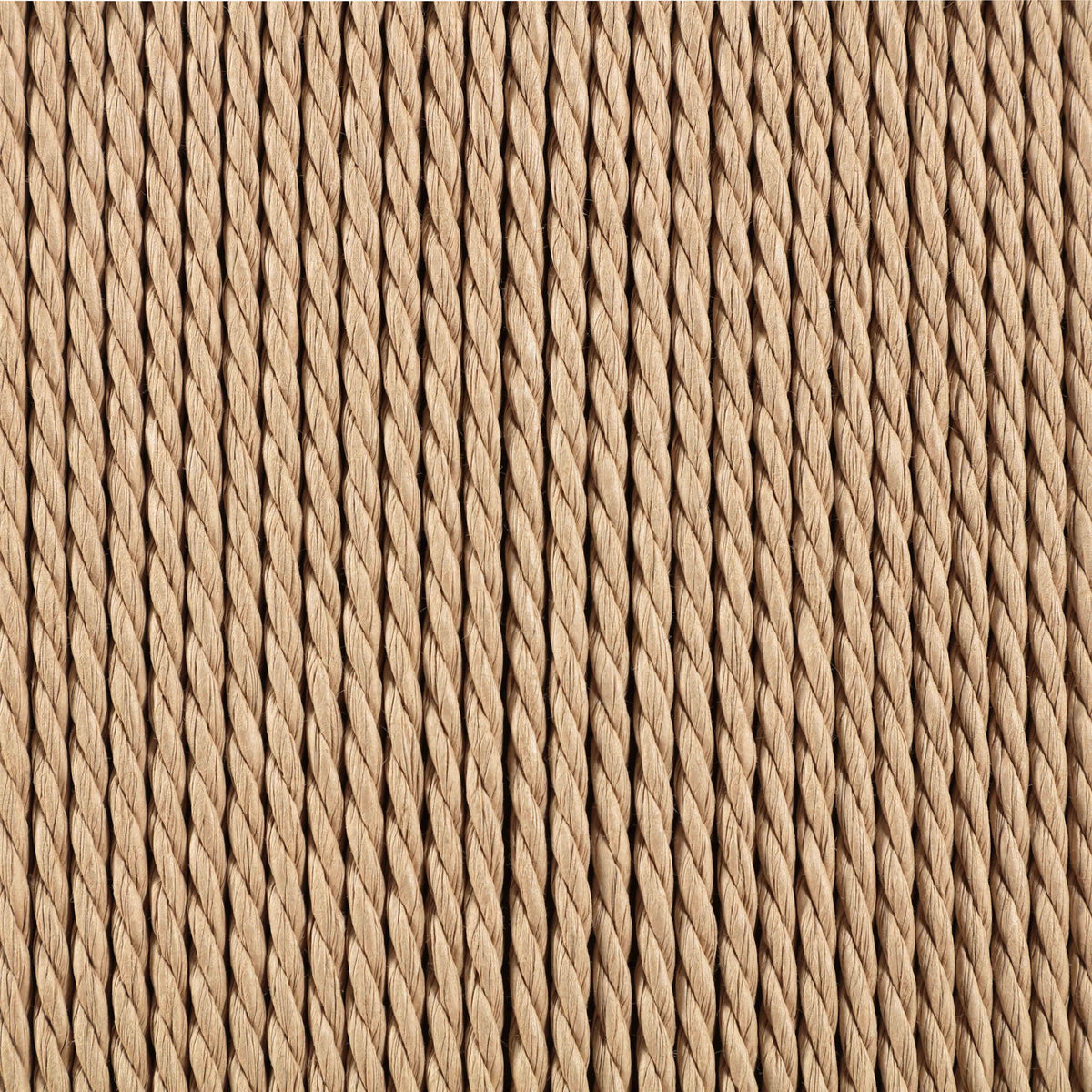Bohemia - Woven Seagrass Cord And Solid Wood Counter Stool - Beige