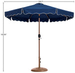 Amalfi - Patio Umbrella - Light Brown Base / Light Brown Pole