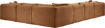 Shaggy - Fabric 6 Piece Modular Corner Sectional