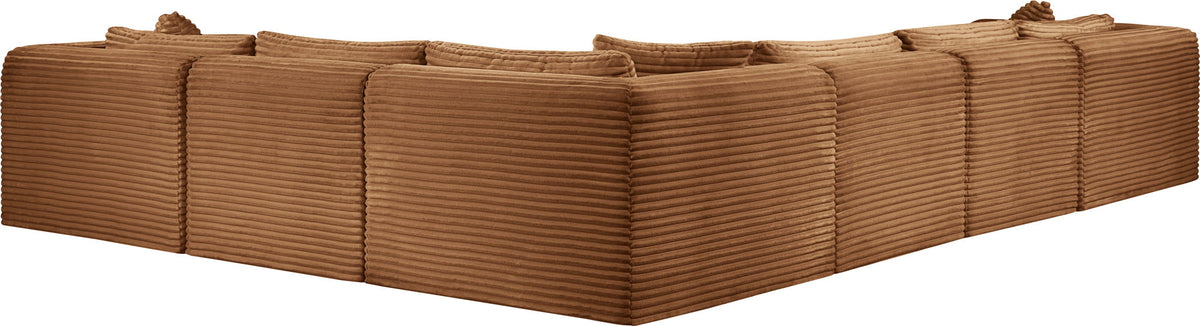 Shaggy - Fabric 6 Piece Modular Corner Sectional