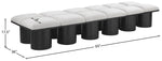 Pavilion - 12 Piece Modular Bench With Black Base