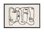Faces - Modern 59" x 35" Painting by VIG Furniture - View 1