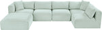 Shaggy - 6 Piece Modular U-Shaped Sectional
